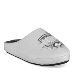 Chaussons GRIS Garçon Motif Uni A Enfiler