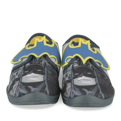 Chaussons GRIS Garçon Motif Uni Elastique
