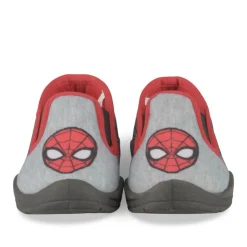 Chaussons GRIS Garçon Motif Uni A Enfiler