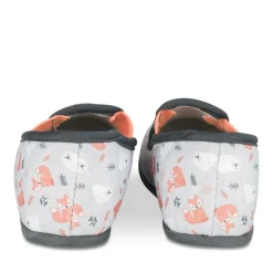 Chaussons GRIS Garçon Motif Animal A Enfiler