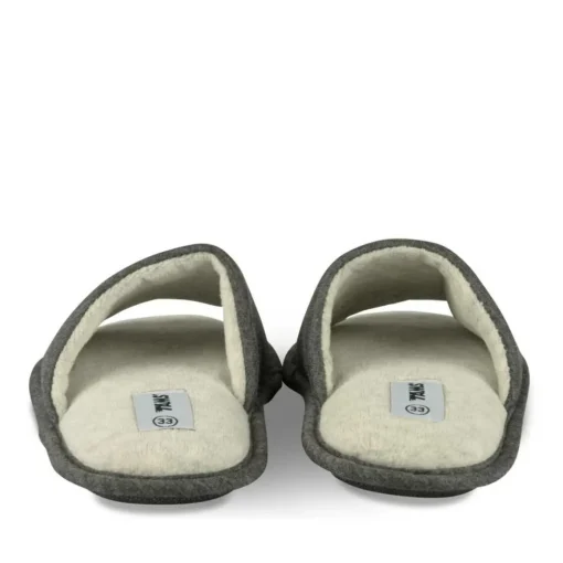 Chaussons GRIS Garçon Motif Dinosaure A Enfiler