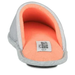 Chaussons GRIS Garçon Motif Uni A Enfiler