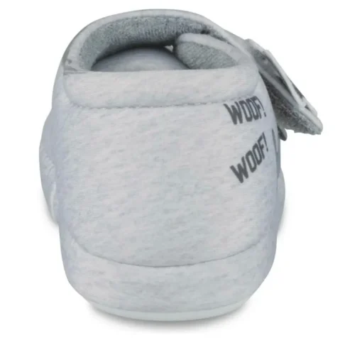 Chaussons GRIS Garçon Motif Animal Scratch