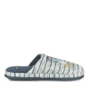 Chaussons GRIS Homme Motif Uni A Enfiler