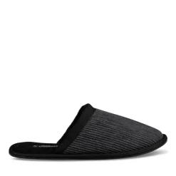 Chaussons GRIS Homme Motif Uni A Enfiler
