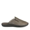 Chaussons GRIS Homme Motif Uni A Enfiler