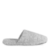 Chaussons GRIS Homme Motif Uni A Enfiler