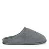 Chaussons GRIS Homme Motif Uni A Enfiler