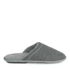 Chaussons GRIS Homme Motif Uni A Enfiler