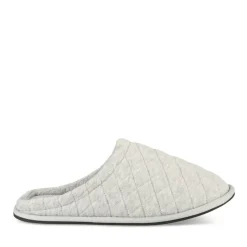 Chaussons GRIS Homme Motif Uni A Enfiler