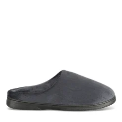Chaussons GRIS Homme Motif Uni A Enfiler