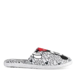 Chaussons GRIS Homme Motif Multicolore A Enfiler