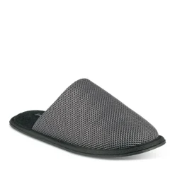 Chaussons GRIS Homme Motif Uni A Enfiler