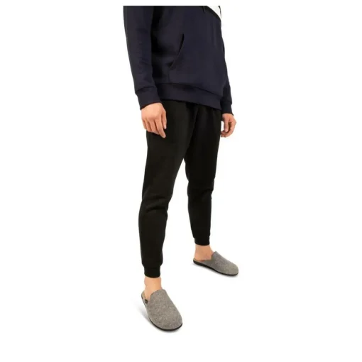 Chaussons GRIS Homme Motif Uni A Enfiler