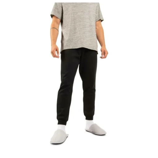 Chaussons GRIS Homme Motif Uni A Enfiler