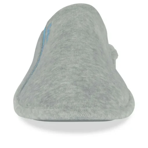 Chaussons GRIS Homme Motif Uni A Enfiler