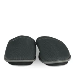 Chaussons GRIS Homme Motif Uni A Enfiler