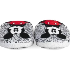 Chaussons GRIS Homme Motif Multicolore A Enfiler