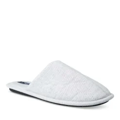 Chaussons GRIS Homme Motif Uni A Enfiler