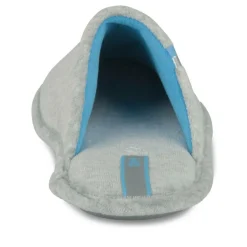 Chaussons GRIS Homme Motif Uni A Enfiler