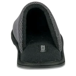 Chaussons GRIS Homme Motif Uni A Enfiler