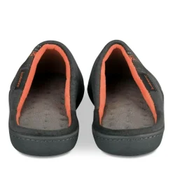 Chaussons GRIS Homme Motif Uni A Enfiler