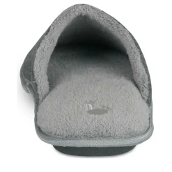 Chaussons GRIS Homme Motif Uni A Enfiler
