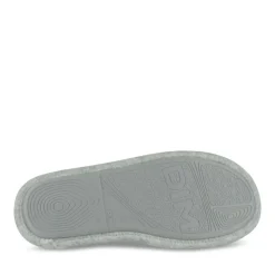 Chaussons GRIS Homme Motif Uni A Enfiler