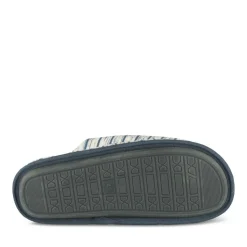 Chaussons GRIS Homme Motif Uni A Enfiler