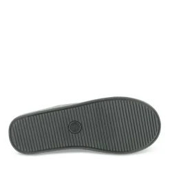 Chaussons GRIS Homme Motif Rayures A Enfiler