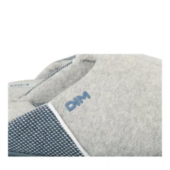 Chaussons GRIS Homme Motif Uni A Enfiler