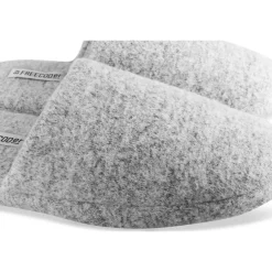 Chaussons GRIS Homme Motif Uni A Enfiler