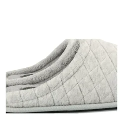 Chaussons GRIS Homme Motif Uni A Enfiler