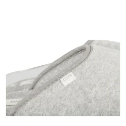 Chaussons GRIS Homme Motif Uni A Enfiler