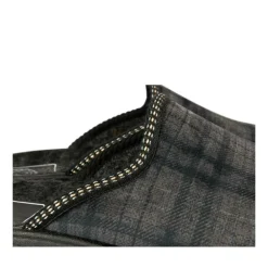 Chaussons GRIS Homme Motif Uni A Enfiler