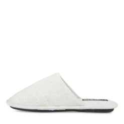 Chaussons GRIS Homme Motif Uni A Enfiler