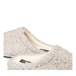 Chaussons GRIS Homme Motif Uni A Enfiler