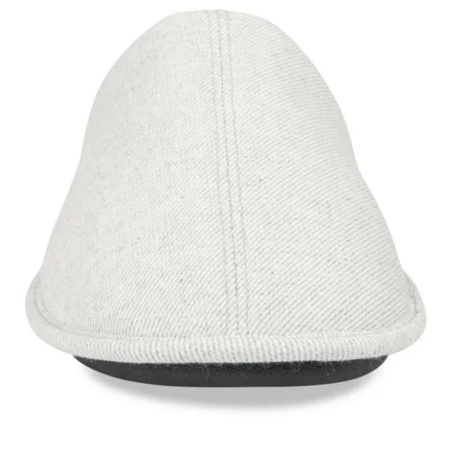 Chaussons GRIS Homme Motif Uni A Enfiler