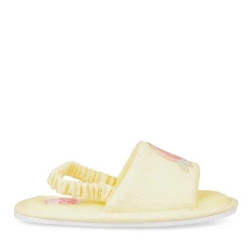Chaussons JAUNE Fille Elastique