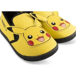 Chaussons JAUNE Garçon Motif Uni A Enfiler