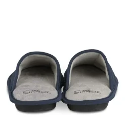 Chaussons JEANS Homme Motif Uni A Enfiler