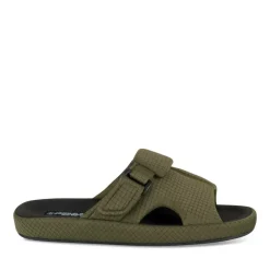 Chaussons KAKI Homme Motif Uni A Enfiler