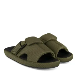 Chaussons KAKI Homme Motif Uni A Enfiler