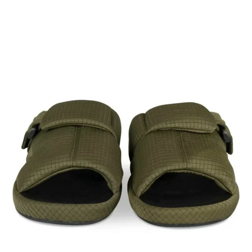 Chaussons KAKI Homme Motif Uni A Enfiler