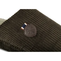 Chaussons KAKI Homme Motif Uni A Enfiler