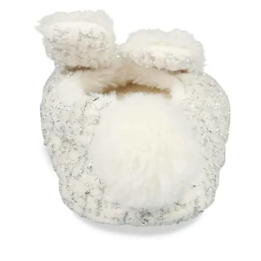 Chaussons Lapin BLANC LOVELY SKULL