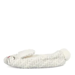 Chaussons Lapin BLANC LOVELY SKULL