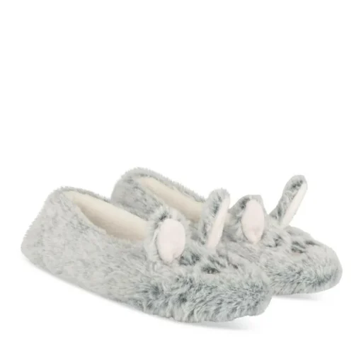 Chaussons Lapin GRIS LOVELY SKULL