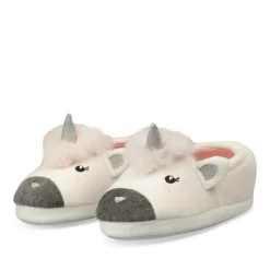 Chaussons Licorne BLANC LOVELY SKULL