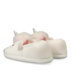Chaussons Licorne BLANC LOVELY SKULL